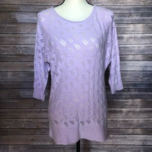Dana Buchman Lilac Sweater